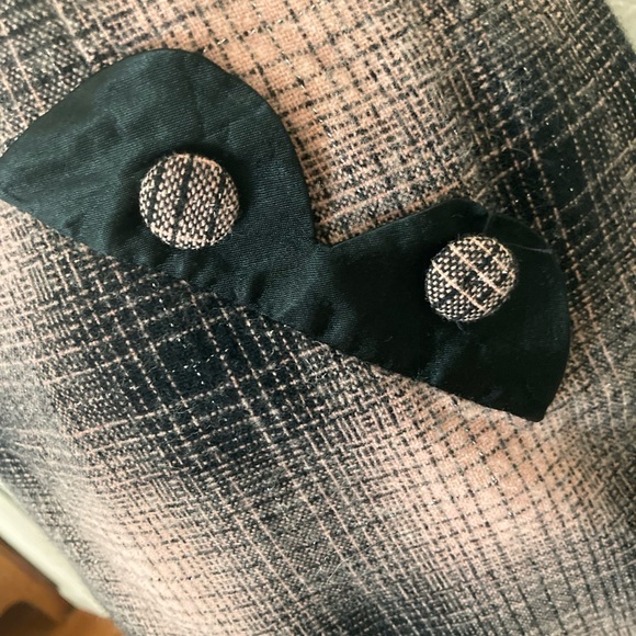 Marc Jacobs retro style wool lined pencil skirt. Black and pink plaid, size 4 - Picture 6 of 13